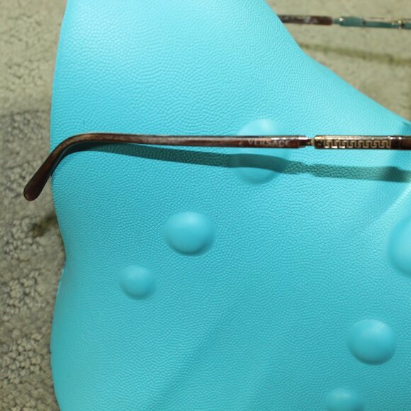 VERSACE MOD.1066 1053 Italy Light Brown Half Rimless Eyeglasses Frame 50-18-135 - Picture 9 of 13